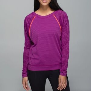 Lululemon Run For Days Long Sleeve, Regal Plum